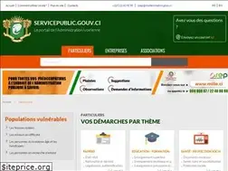 Sites similar to servicepublic.gouv.ci