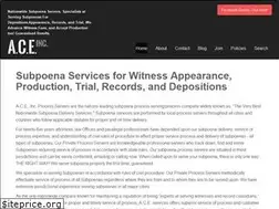 Sites similar to servicesubpoena.com