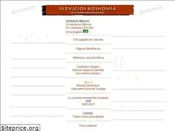 Sites similar to servicioskoinonia.org