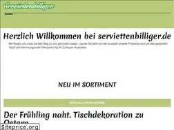 Sites similar to serviettenbilliger.de