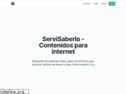 Sites similar to servisaberlo.com