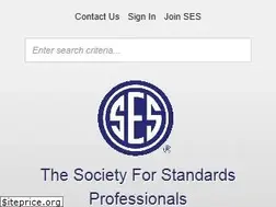 Sites similar to ses-standards.org