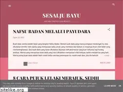 Sites similar to sesaljubayu.blogspot.com