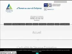 Sites similar to sesame-formation.re