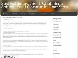 Sites similar to seslisohbetevi.wordpress.com