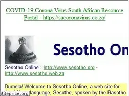 Sites similar to sesotho.web.za
