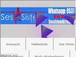 Sites similar to sessistemikiralamaistanbul.net