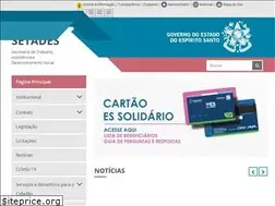 Sites similar to setades.es.gov.br