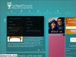 Sites similar to setapartpeople.com