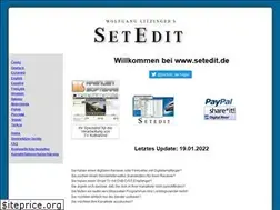 Sites similar to setedit.de