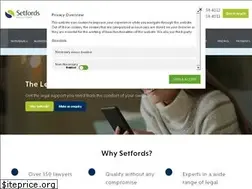 Sites similar to setfords.co.uk