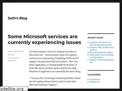 Sites similar to sethchromick.com