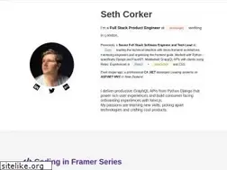Sites similar to sethcorker.com