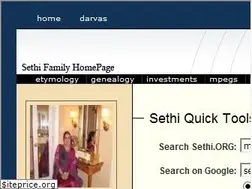 Sites similar to sethi.org