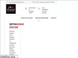 Sites similar to sethihomedecor.in