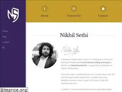 Sites similar to sethinikhil.com