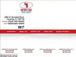 Sites similar to sethleeautosales.com