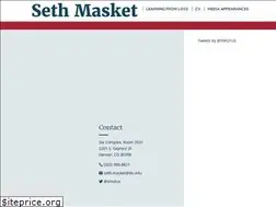Sites similar to sethmasket.com