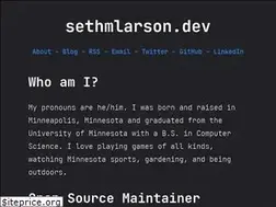 Sites similar to sethmlarson.dev