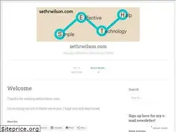 Sites similar to sethrwilson.com