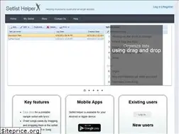 Sites similar to setlisthelper.com