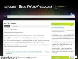 Sites similar to setokynet.wordpress.com