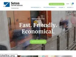 Sites similar to setontesting.com
