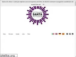 Sites similar to settimanasantainpuglia.it