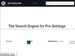 Sites similar to settings.pro