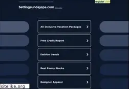 Sites similar to settingsundayspa.com