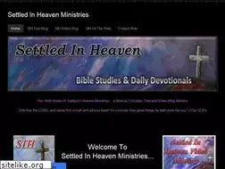 Sites similar to settledinheaven.org
