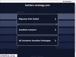 Sites similar to settlers-strategy.com