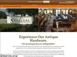 Sites similar to settlershardware.com