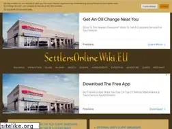 Sites similar to settlersonlinewiki.eu
