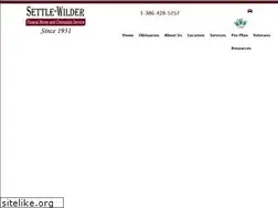 Sites similar to settlewilderfuneralhome.com