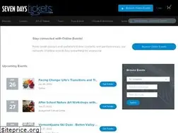 Sites similar to sevendaystickets.com
