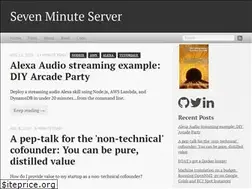 Sites similar to sevenminuteserver.com