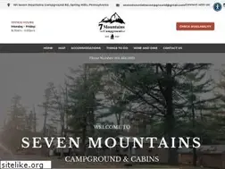 Sites similar to sevenmountainscampground.com