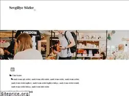 Sites similar to sevgiliyesozler.net