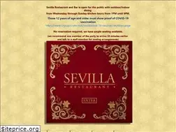 Sites similar to sevillarestaurantandbar.com