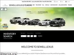 Sites similar to sewelllexus-dallas.com