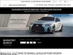 Sites similar to sewelllexus-fortworth.com