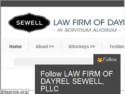 Sites similar to sewellnylaw.com
