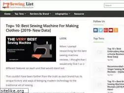 Sites similar to sewinglist.com