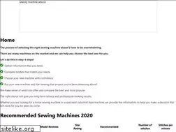 Sites similar to sewingmachineadvice.com
