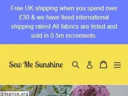 Sites similar to sewmesunshine.co.uk