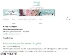 Sites similar to sewsimple.de