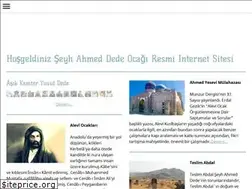Sites similar to seyhahmeddedeocagi.com