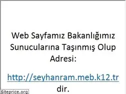 Sites similar to seyhanram.gov.tr