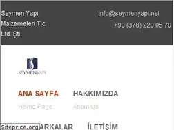Sites similar to seymenyapi.net